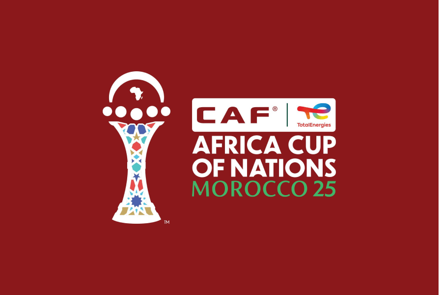 Logo de la CAN 2025 en Maroc.