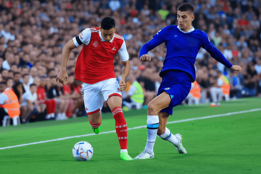 Match entre Chelsea et Arsenal au Stamford Bridge.