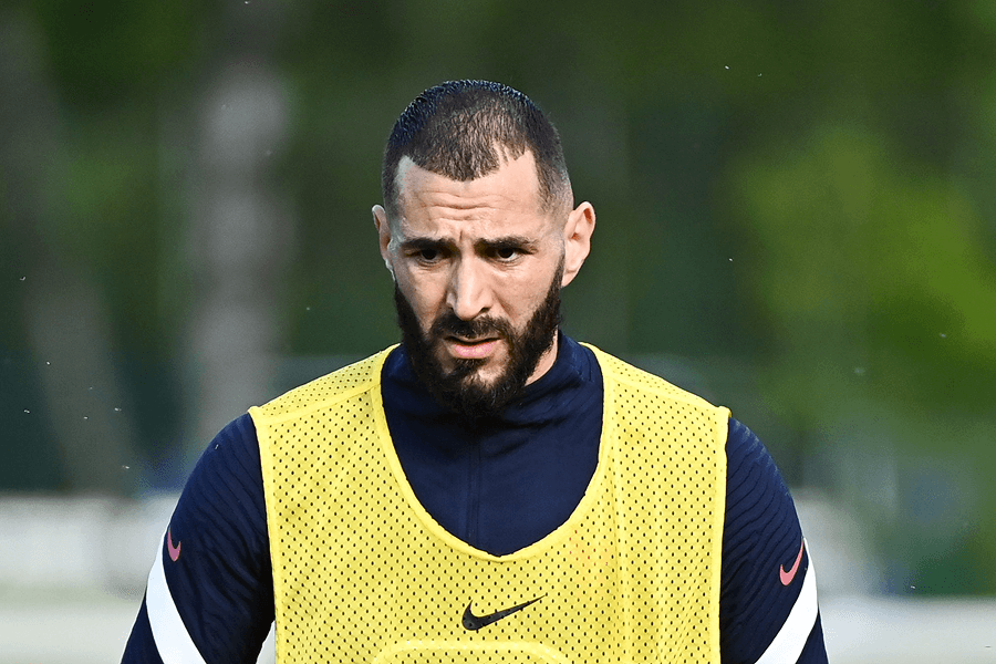 Karim Benzema en action pendant un match de la Saudi Pro League