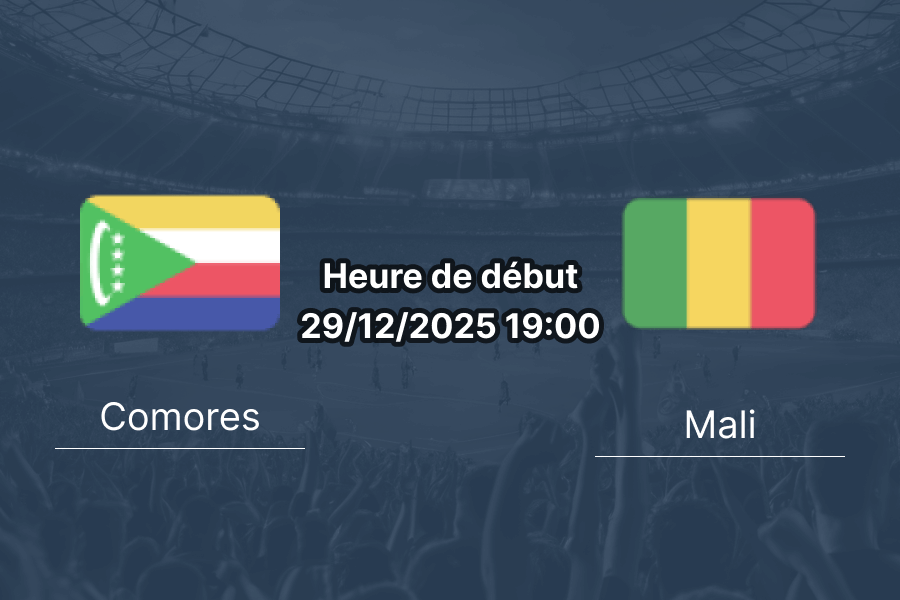 Couverture pronostic Comores – Mali, CAN Groupe A