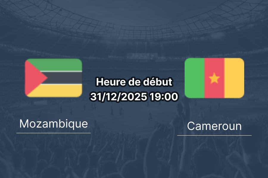 Couverture pronostic Mozambique – Cameroun, CAN Groupe F