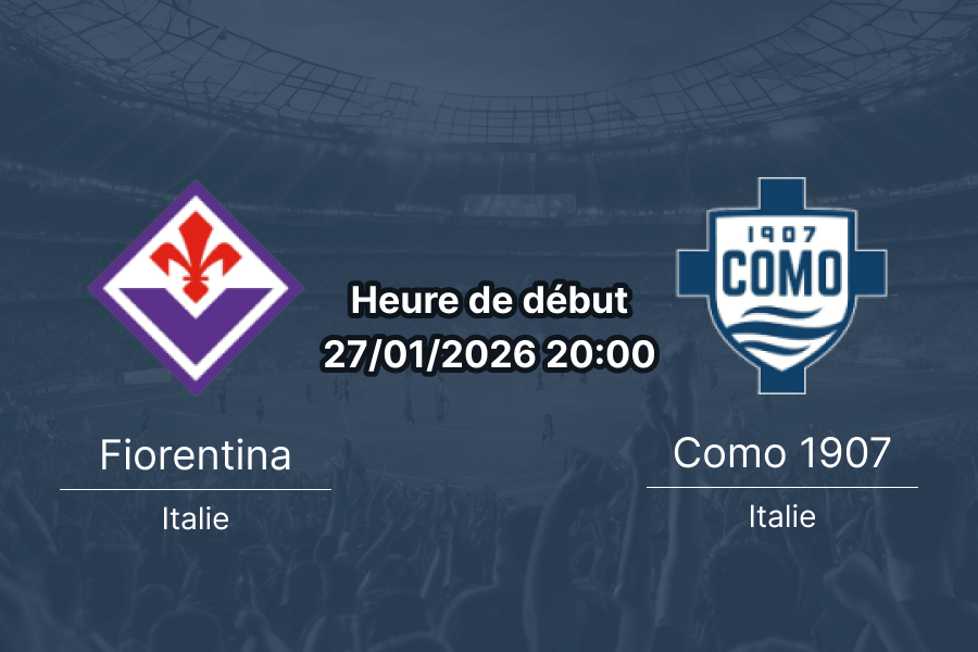 Pronostic Fiorentina vs Como 1907 Coppa Italia 27 janvier 2026 cotes analyse 1xbet prédiction match Stadio Artemio Franchi Kean Paz