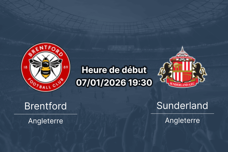 Couverture pronostic Brentford – Sunderland, analyse Premier League J21