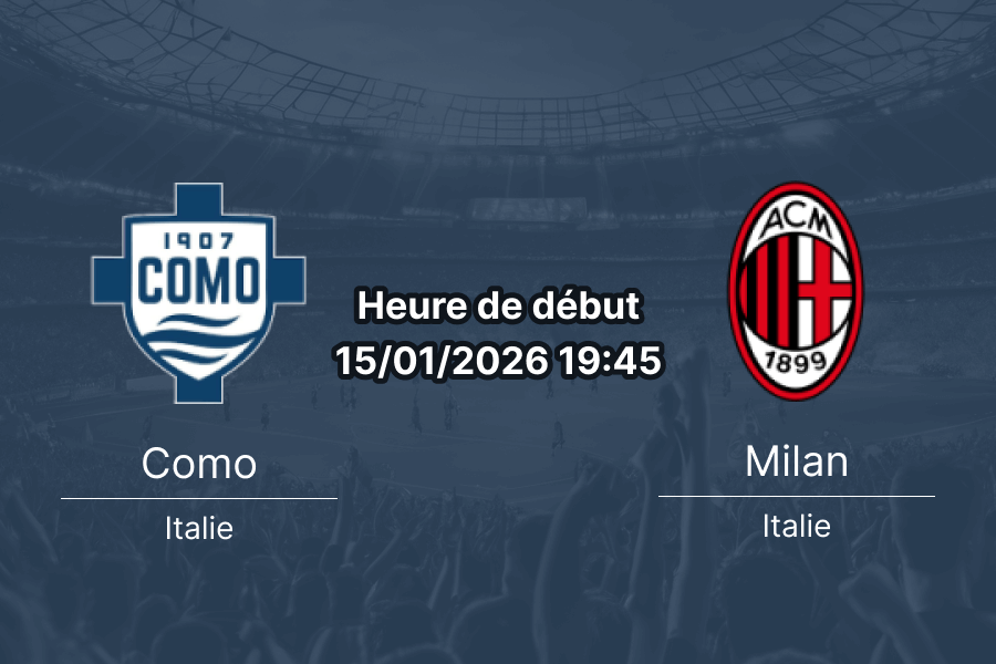 Couverture pour le pronostic Como vs Milan