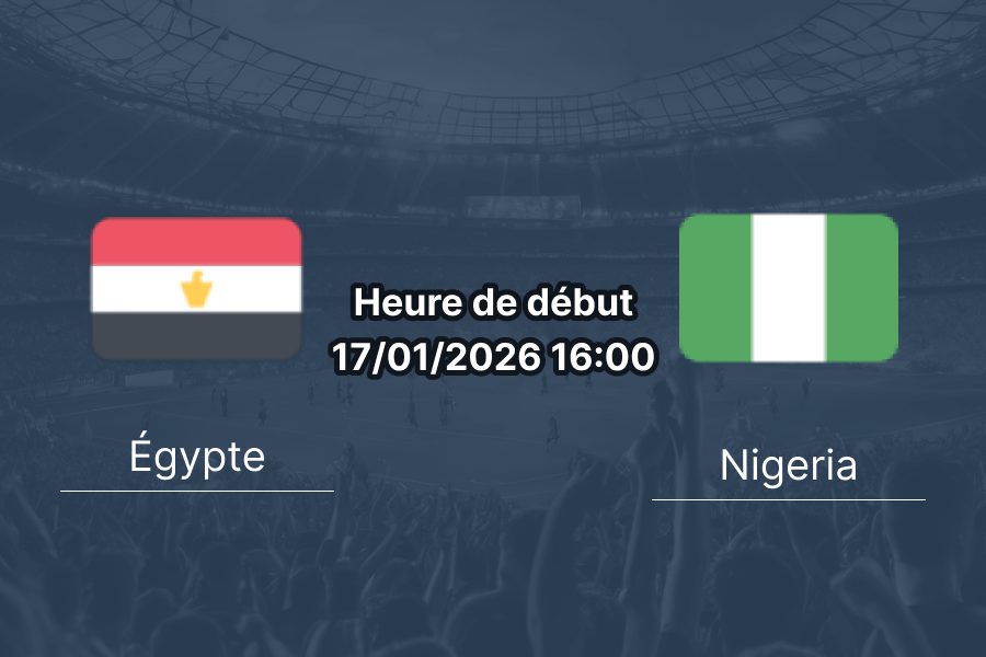 Couverture pronostic Égypte Nigeria Stade Mohamed V Casablanca CAN