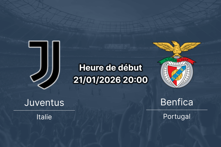 Pronostic Juventus Benfica Ligue Champions 21 janvier 2026 Burkina Faso