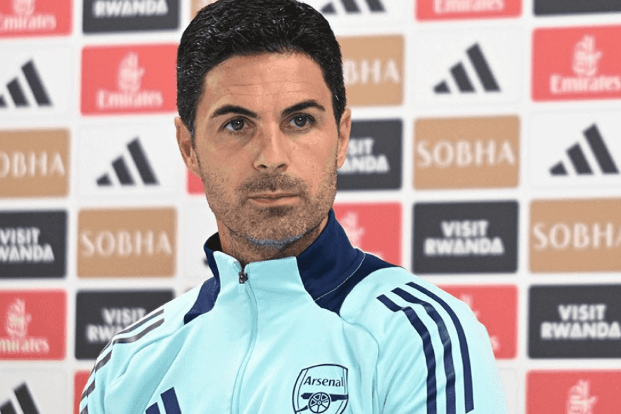 Mikel Arteta en conférence de presse avant le derby Arsenal Tottenham 2026
