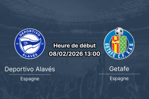 Pronostic Deportivo Alavés contre Getafe bataille maintien La Liga 8 février 2026 Mendizorrotza Stadium combat survie