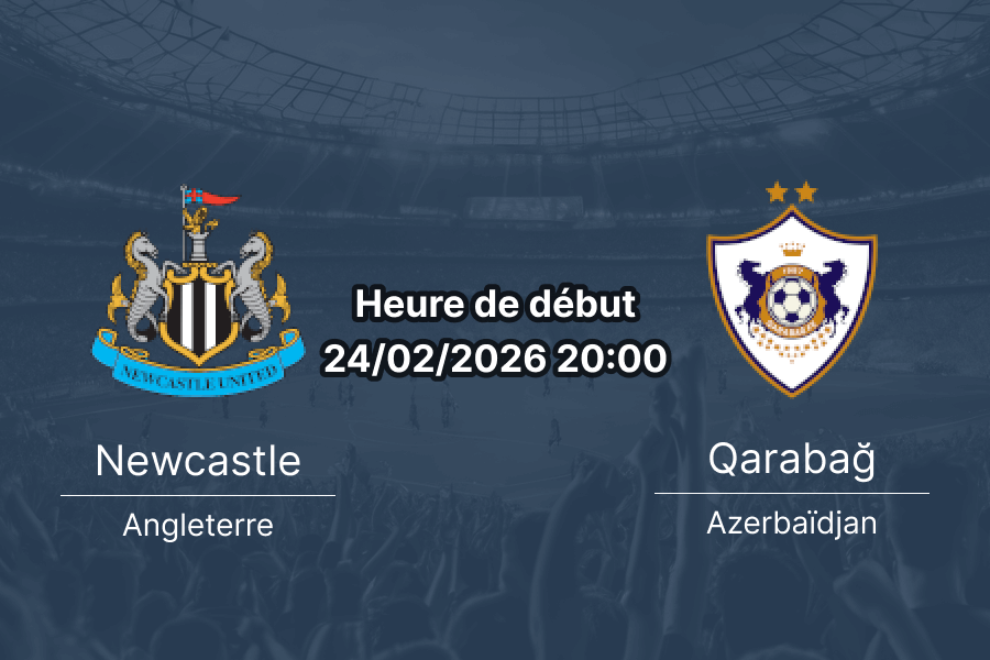 Pronostic Newcastle United vs Qarabağ FK barrages retour Ligue des Champions UEFA 2025-26, 24 février 2026 St James' Park Newcastle Angleterre, analyse paris sportifs 1xBet Burkina Faso