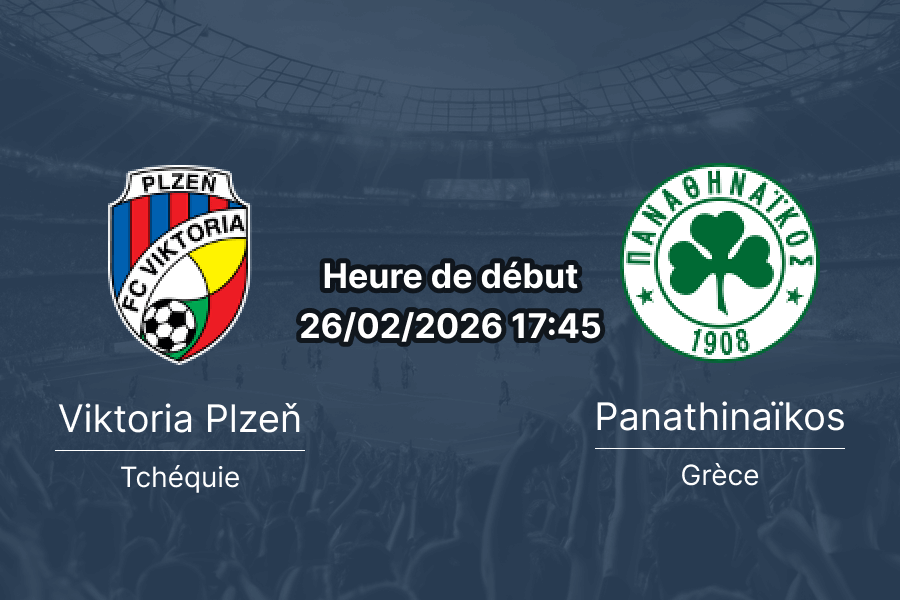 Pronostic Viktoria Plzeň vs Panathinaïkos – barrage retour UEFA Europa League 26 février 2026 – Tetteh Ladra Benítez – analyse tactique et meilleures cotes 1xBet Burkina Faso