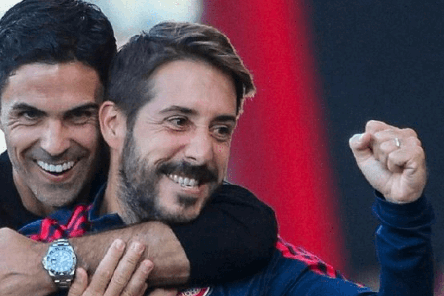 Nicolas Jover entraîneur coups de pied arrêtés Arsenal Emirates Stadium 2026