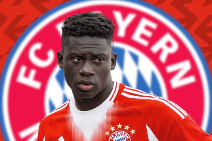 Bara Sapoko Ndiaye à l'entraînement avec le FC Bayern Munich janvier 2026