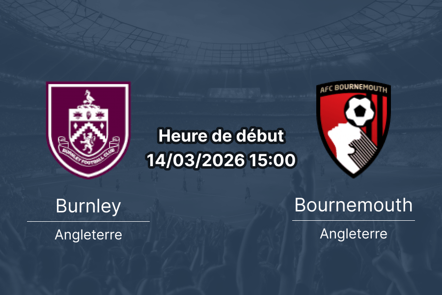 Pronostic Burnley FC vs AFC Bournemouth – journée 30 Premier League 2025-2026, 14 mars 2026, Turf Moor, Burnley, Angleterre