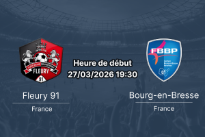 Pronostic Fleury 91 Bourg-en-Bresse Peronnas 01 Championnat National France 27 mars 2026 Abdoulaye Barry 1xBet APK Burkina