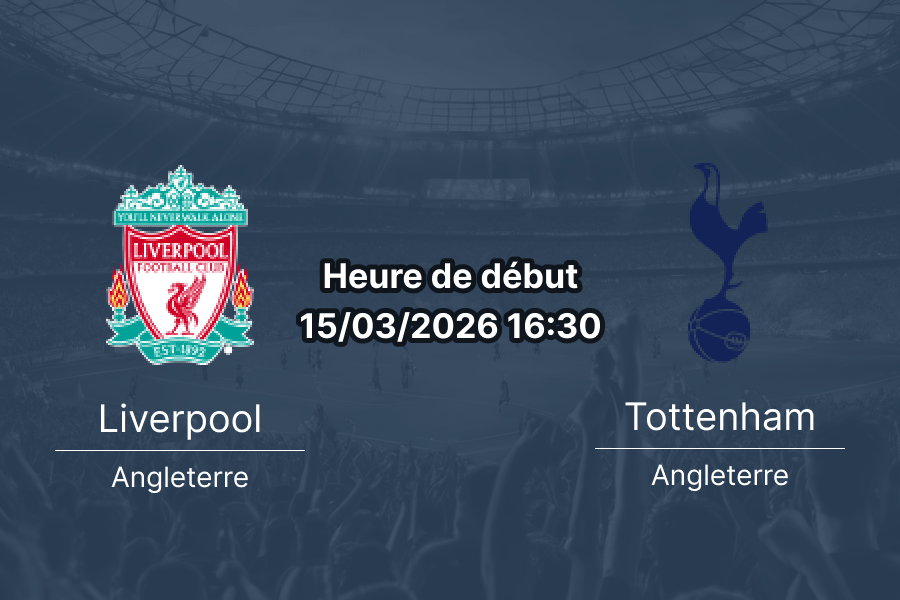 Pronostic Liverpool vs Tottenham Hotspur – Premier League 30e journée 15 mars 2026 – Anfield