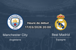 Pronostic Manchester City vs Real Madrid - Huitième de finale retour UEFA Champions League 2025-2026 - 17 mars 2026 - Etihad Stadium Manchester - Valverde Mbappé Haaland analyse tactique paris sportifs Burkina Faso