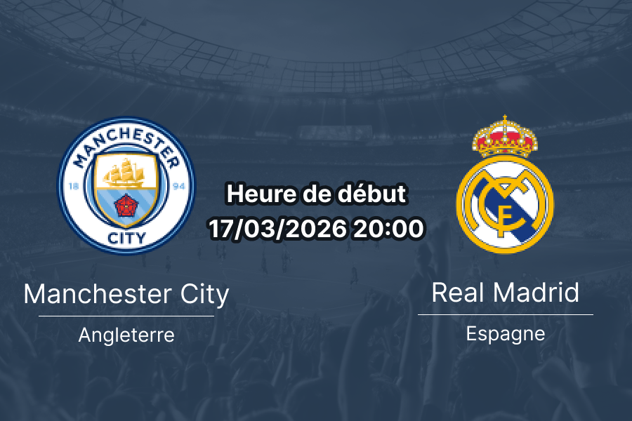 Pronostic Manchester City vs Real Madrid - Huitième de finale retour UEFA Champions League 2025-2026 - 17 mars 2026 - Etihad Stadium Manchester - Valverde Mbappé Haaland analyse tactique paris sportifs Burkina Faso