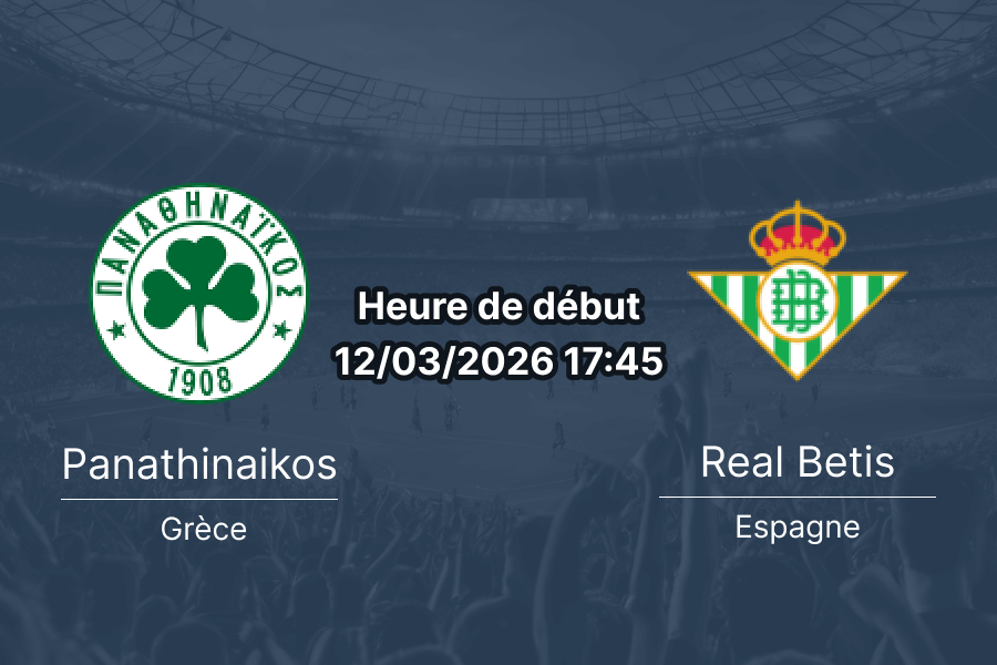 Pronostic Panathinaikos FC vs Real Betis Balompié – huitièmes de finale UEFA Europa League 2025-26 – Spiros Louis Olympic Stadium Athènes – 12 mars 2026 – analyse et pronostic 1xBet Burkina