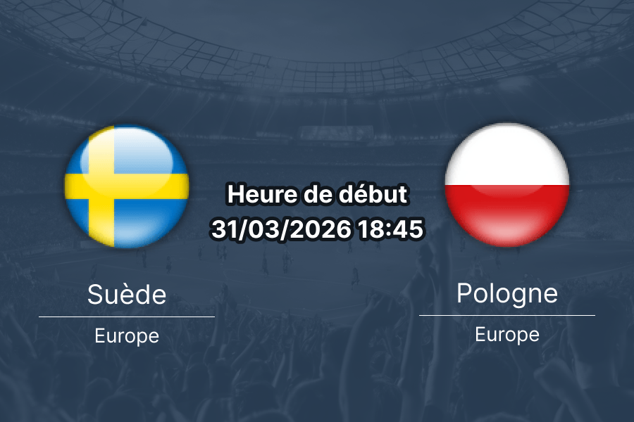 Pronostic Suède vs Pologne finale barrage Coupe du Monde 2026 Europe Strawberry Arena Solna 31 mars Gyökeres Lewandowski