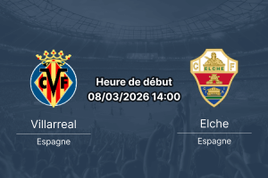 Pronostic Villarreal vs Elche La Liga 27e journée 8 mars 2026 – analyse et cotes à l'Estadio de la Cerámica