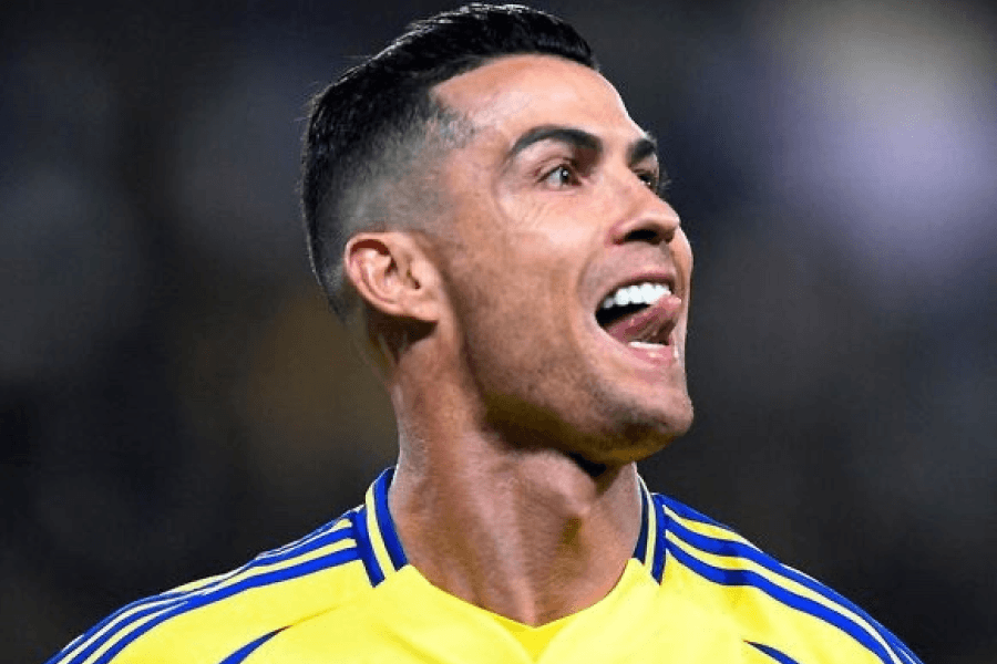 Cristiano Ronaldo Al-Nassr maillot jaune attaquant saoudien Saudi Pro League 2026