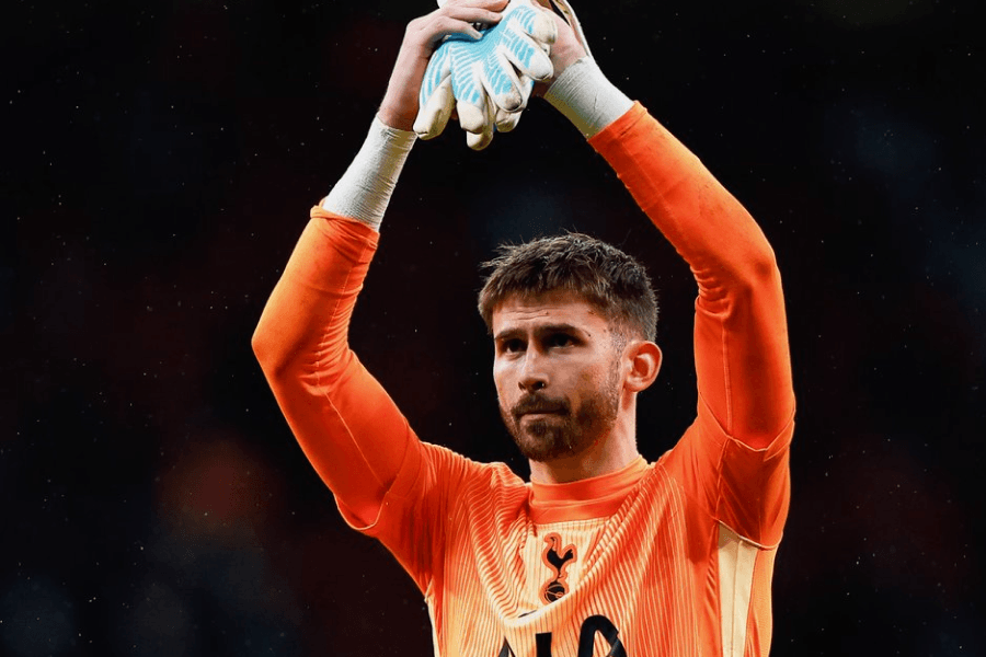 Guglielmo Vicario gardien Tottenham chirurgie hernie absent avril 2026