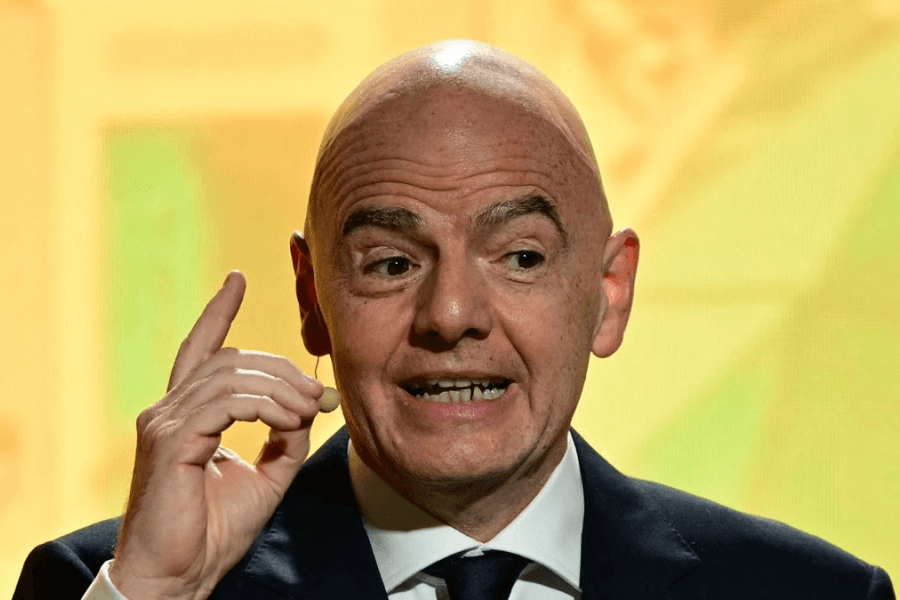 Gianni Infantino président FIFA conférence de presse Mondial 2026
