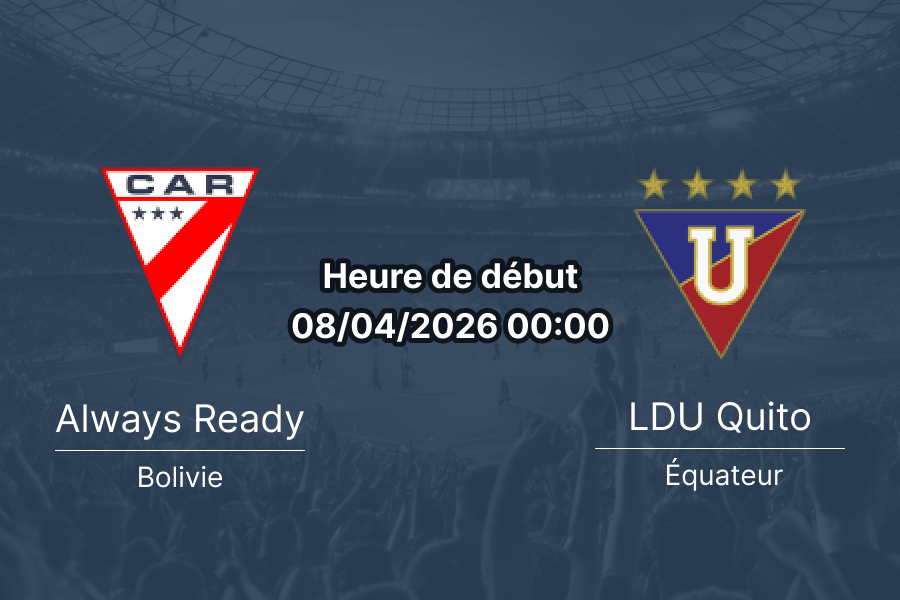 Pronostic Always Ready vs Liga Deportiva Universitaria de Quito - Copa Libertadores 2026 Groupe G - 8 avril 2026 - Estadio Villa Ingenio El Alto Bolivie - Analyse cotes altitude et paris