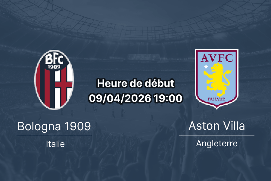 Pronostic Bologna 1909 vs Aston Villa – Quart de finale aller UEFA Europa League 9 avril 2026, Stadio Renato Dall'Ara, Bologne