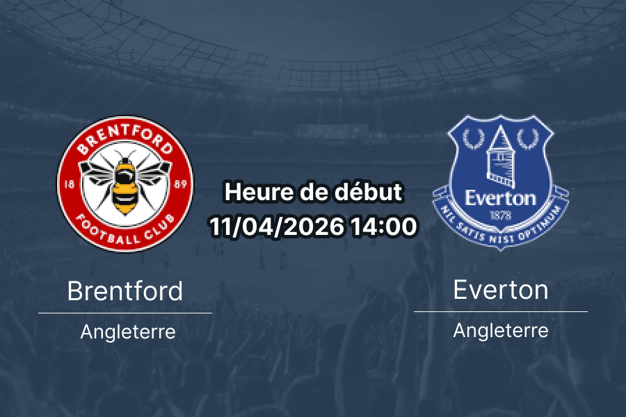 Pronostic Brentford vs Everton - Premier League 32e journée 11 avril 2026 14h00 - Gtech Community Stadium Londres - Analyse tactique, blessés et cotes par Ousmane Zida sur 1xBet APK Burkina Faso
