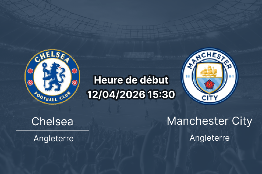 Pronostic Chelsea vs Manchester City Premier League 12 avril 2026 Stamford Bridge – analyse et cotes
