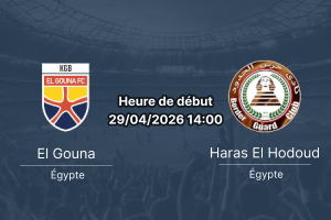 Pronostic El Gouna FC vs Haras El Hodoud – Egyptian Premier League 2025-2026 Championship Group, 29 avril 2026, El Gouna Stadium, Al Qusayr — analyse et paris par Abdoulaye Barry sur 1xbetapkburkina.com