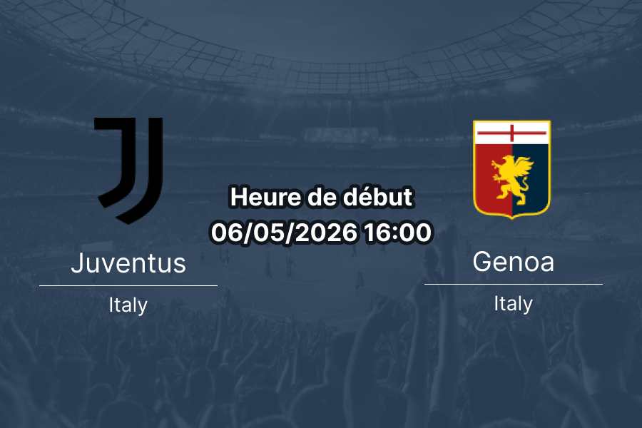 Pronostic Juventus – Genoa Serie A : la Vieille Dame en mission à l'Allianz