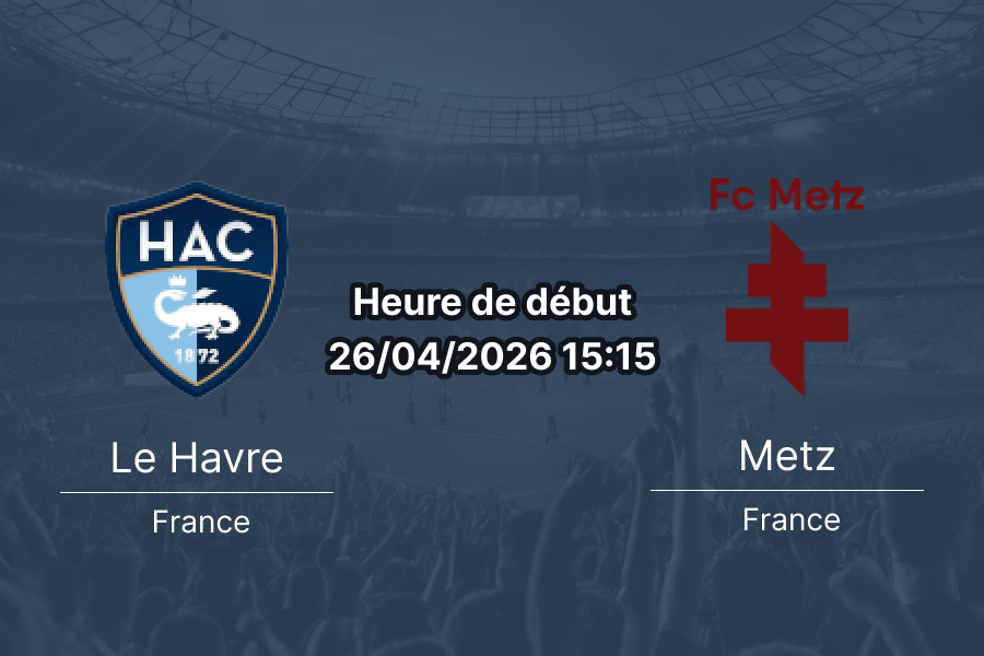 Pronostic Le Havre AC vs FC Metz – Ligue 1 McDonald's journée 31, 26 avril 2026 – Stade Océane – Analyse, cotes et paris sur 1xbetapkburkina.com