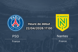 Pronostic PSG vs FC Nantes Ligue 1 McDonald's journée 26 22 avril 2026 – analyse tactique xG et cotes Parc des Princes | 1xbetapkburkina.com