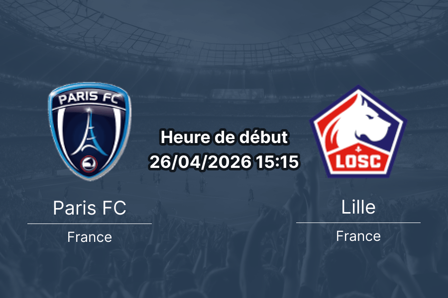 Pronostic Paris FC vs LOSC Lille – Ligue 1 McDonald's journée 31, 26 avril 2026 – Stade Jean Bouin Paris – Analyse, cotes et paris sur 1xbetapkburkina.com