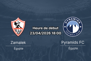 Pronostic Zamalek SC vs Pyramids FC – Egypt Premier League Championship Group 23 avril 2026
