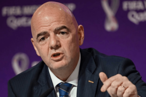 Gianni Infantino félicite Gor Mahia FKF Premier League 2026 – couronnement Gor Mahia Nairobi United 31 mai au Nyayo National Stadium de Nairobi