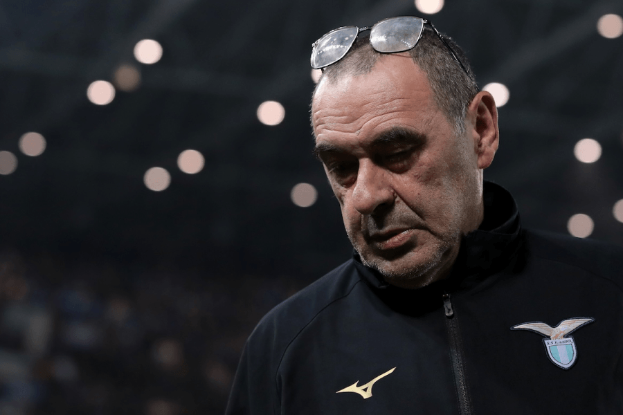 Maurizio Sarri entraîneur SS Lazio avant le dernier match Lazio Pise 23 mai 2026 à l'Olimpico de Rome – Serie A 38e journée