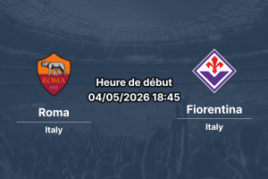 Pronostic Roma – Fiorentina : Serie A J35, la Ligue des Champions en ligne de mire