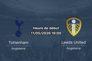 Pronostic Tottenham Leeds United – Tottenham Hotspur Stadium, Premier League 11 mai 2026