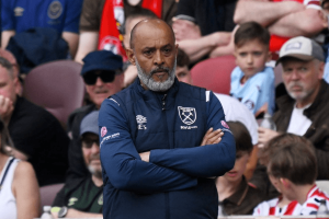 Nuno Espirito Santo entraîneur West Ham United avant West Ham Arsenal 10 mai 2026 au London Stadium – Premier League journée 36