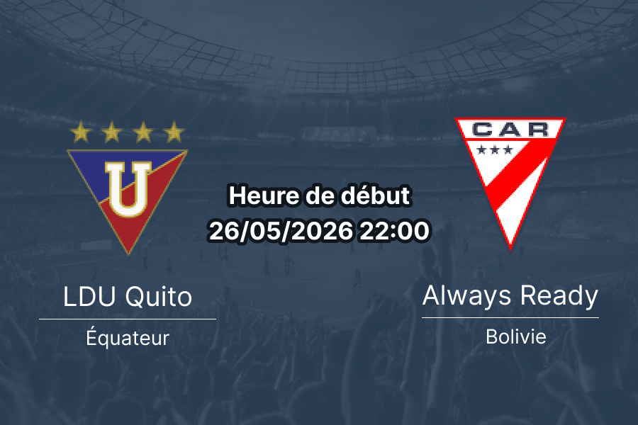 Pronostic LDU Quito Always Ready – Estadio Rodrigo Paz Delgado, Quito, Copa Libertadores Groupe G, 26 mai 2026