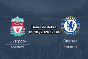 Pronostic Liverpool Chelsea – Anfield, Premier League journée 36, 9 mai 2026