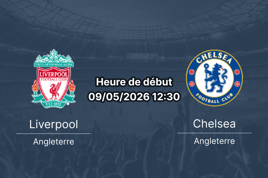 Pronostic Liverpool Chelsea – Anfield, Premier League journée 36, 9 mai 2026
