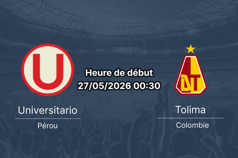 Pronostic Universitario Tolima – Estadio Monumental Lima, Copa Libertadores Groupe B 27 mai 2026