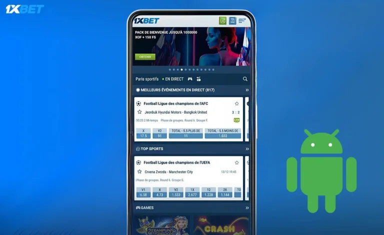 Étapes d'installation de l'APK 1xBet sur smartphone Android au Burkina Faso