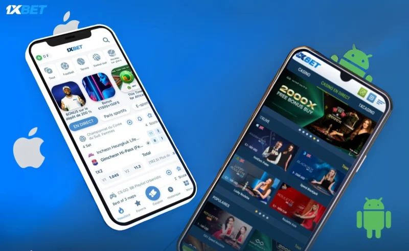 Application 1xBet APK Burkina Faso pour paris sportifs et casino en ligne