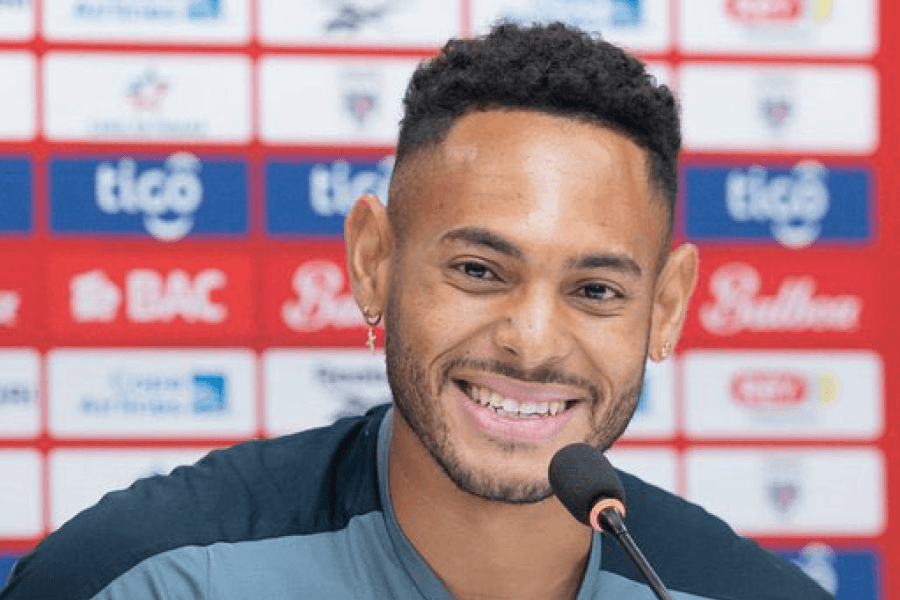 Ismael Díaz attaquant Panama en conférence de presse avant Ghana Panama 17 juin Toronto 2026 – Groupe L BMO Field Coupe du Monde