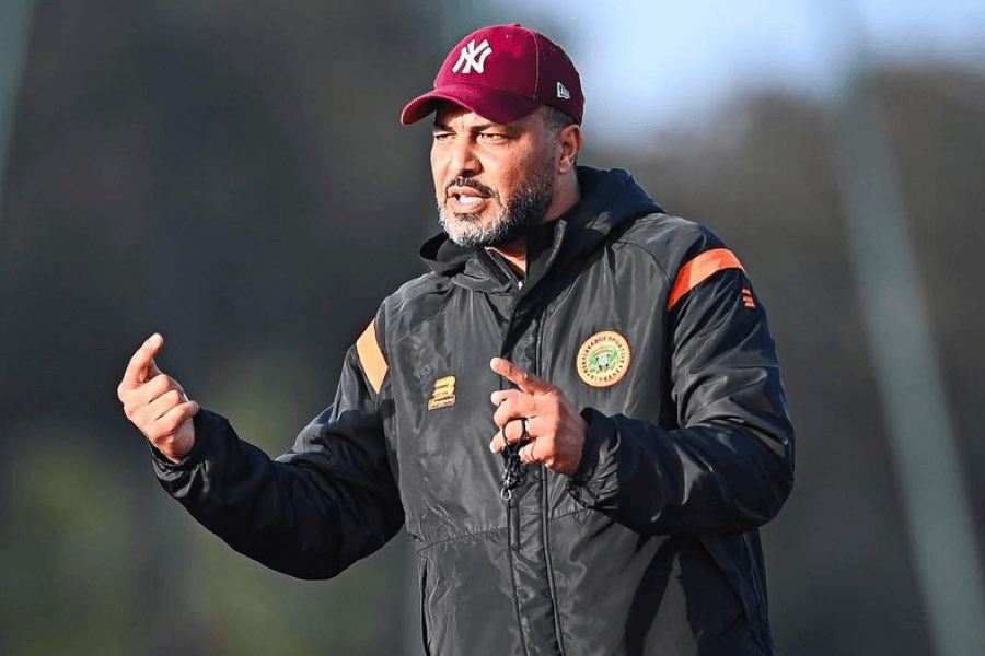 Mouïne Chaâbani entraîneur RSB Berkane avant RSB Berkane OC Safi 18 juin 2026 au Stade Municipal de Berkane – Botola Pro Inwi J25